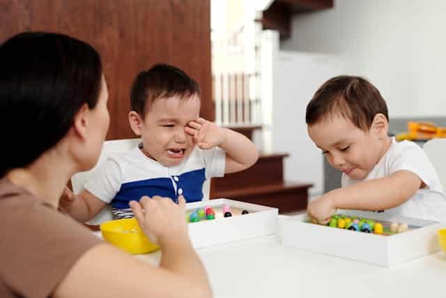 Why Children Cry at Drop-Off but Settle Quickly After You Leave 2 Children cry