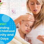 Toddler resting on the couch during one of the common sick days of early childhood